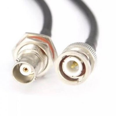BNC Bulkhead - 50cm cable to bnc connector - for use with ant patch panel