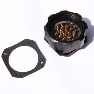 Socapex male Amphenol panel mount