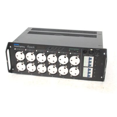 Used Strand 6 pack dmx dimmer rack