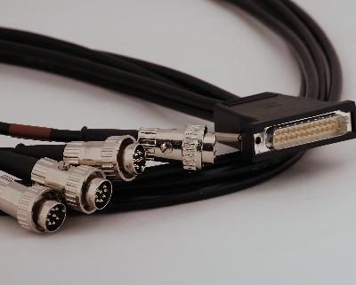 25 PIN D sub cable for demux dmx to analog convertor