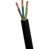 5 meter 3 core 1.5mm black rubber cable ho7rnf