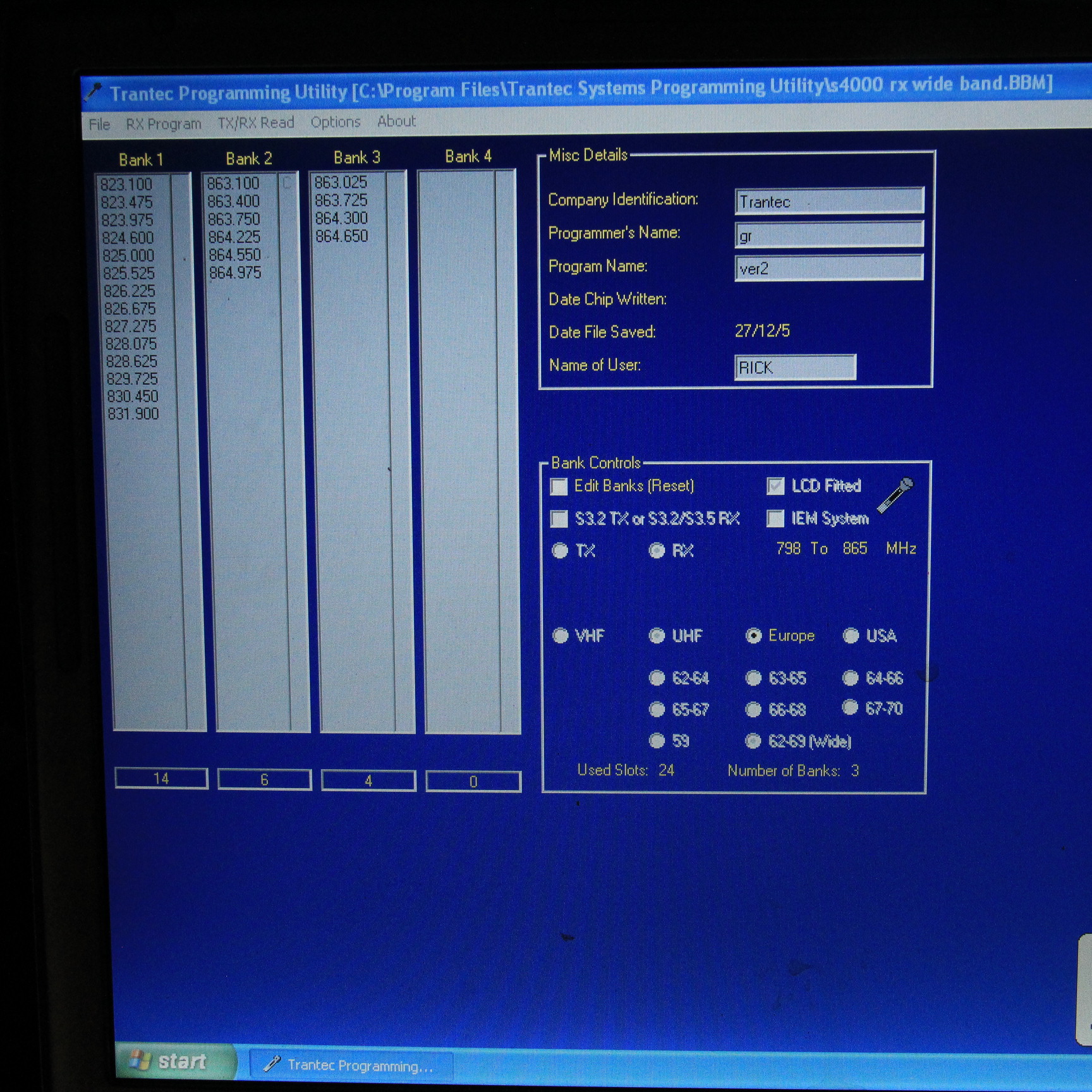 Programming kit for Trantec s4000 s4.5 s3500 - Windows Xp computer needed - Image 5